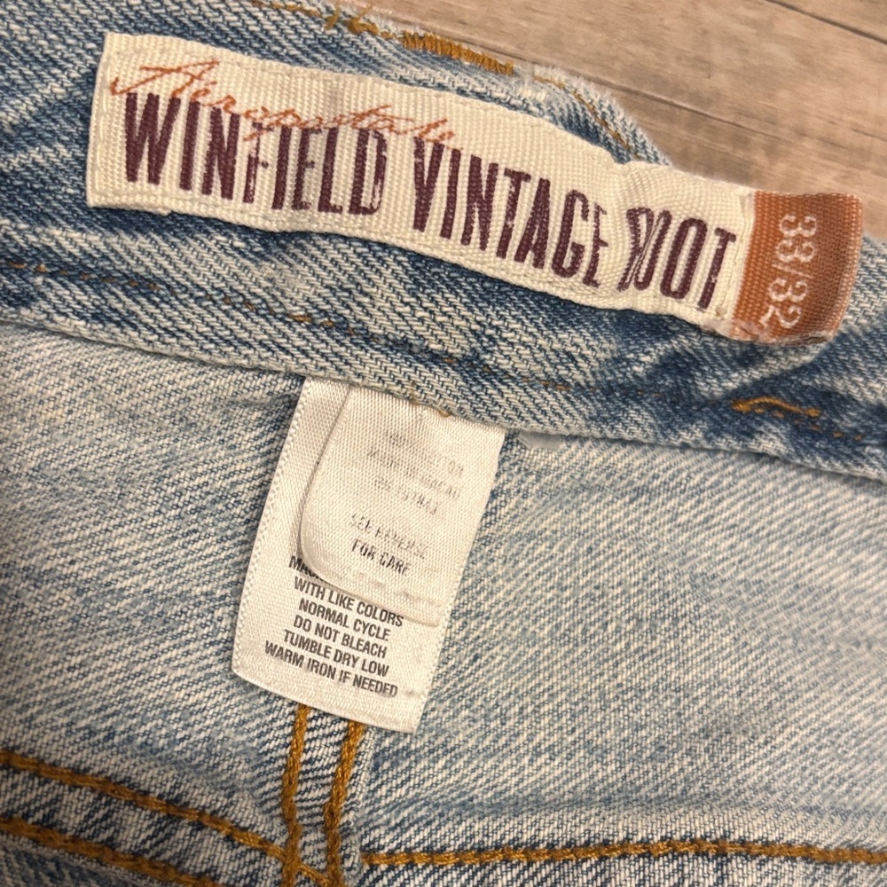 Aeropostale Men’s 33/32 Light Blue Distressed Jeans - Picture 3 of 8